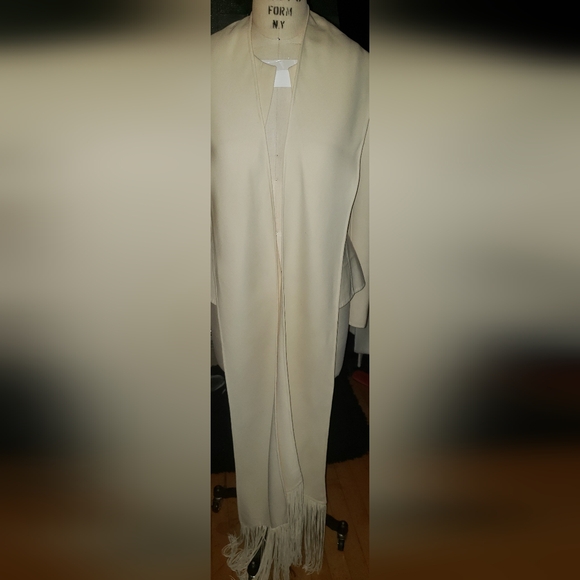 Ralph Lauren Purple label wool bias cut handmade fitted cream jacket - Picture 7 of 16